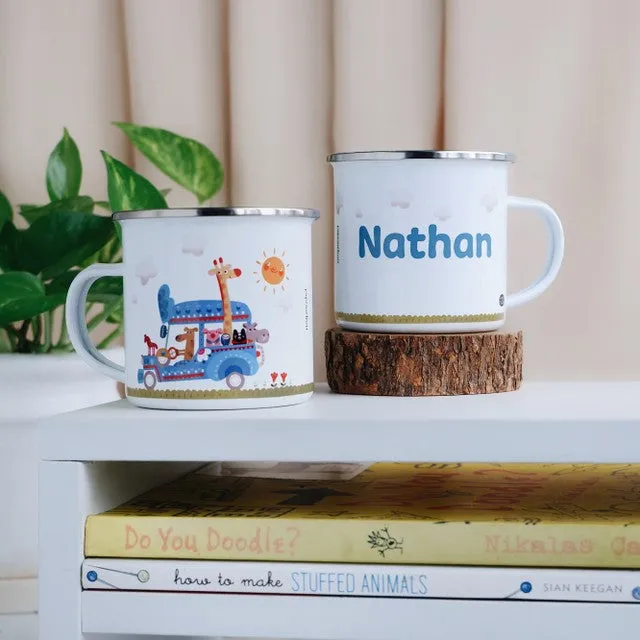 Kinder Animals Enamel Mug