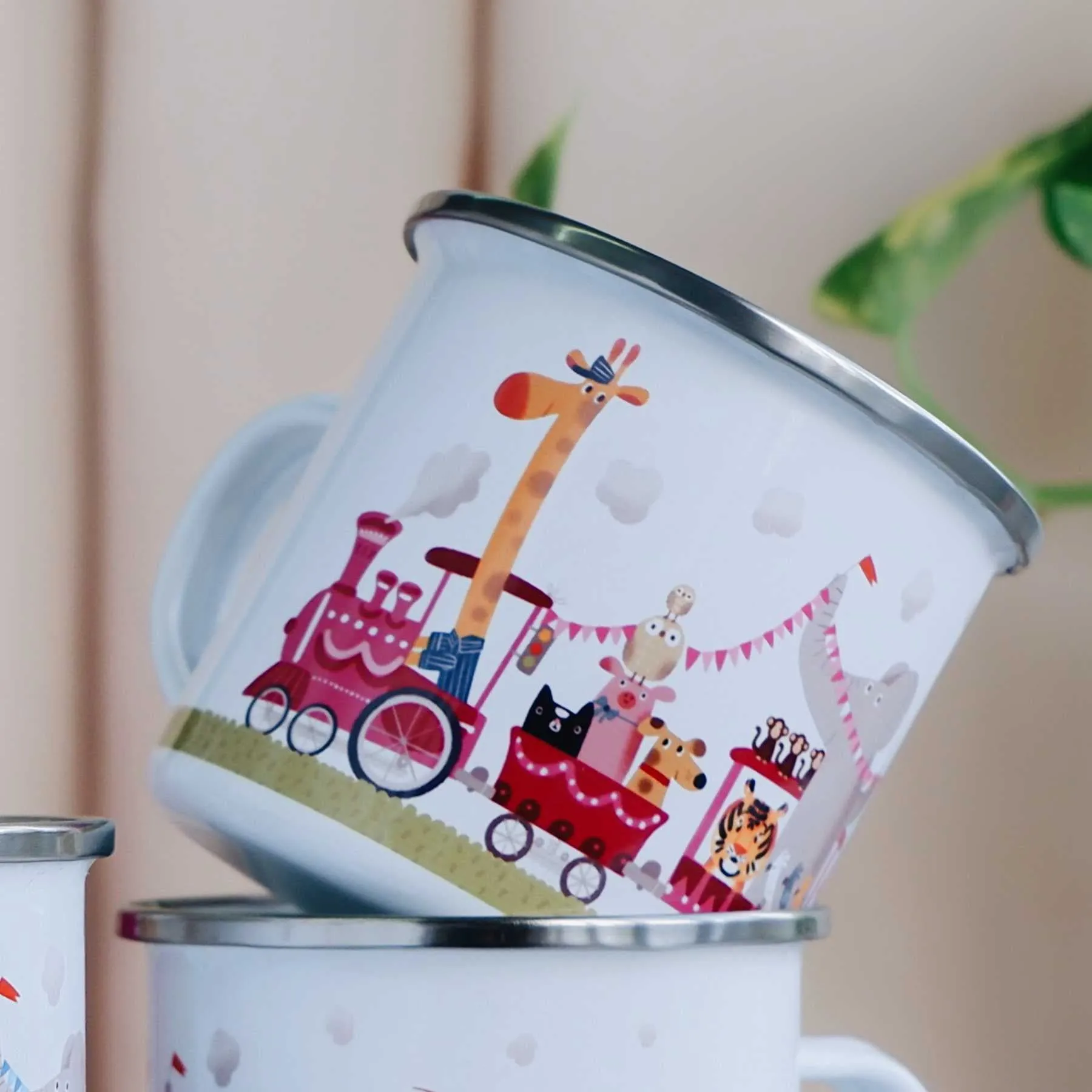 Kinder Animals Enamel Mug