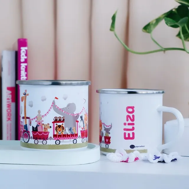 Kinder Animals Enamel Mug