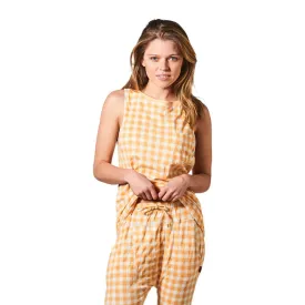 Kip & Co Adult Boyfriend Tank: Gingham ** FINAL SALE**