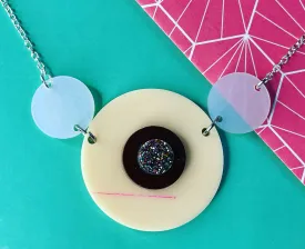 Large Mark of a Fighter Right Boob Necklace