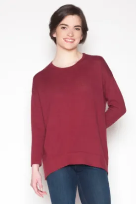 Long Crew Neck Sweater