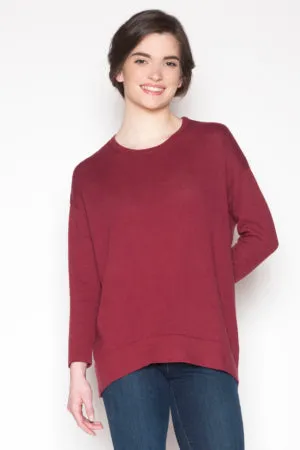 Long Crew Neck Sweater
