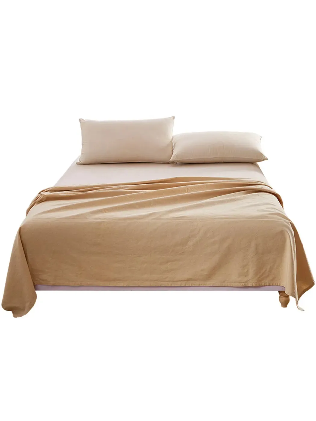 LZ Hemp Cotton Blended Bed  Bedding Four Seasons Moisture Absorption Pure Color Contracted Instinctive Quality