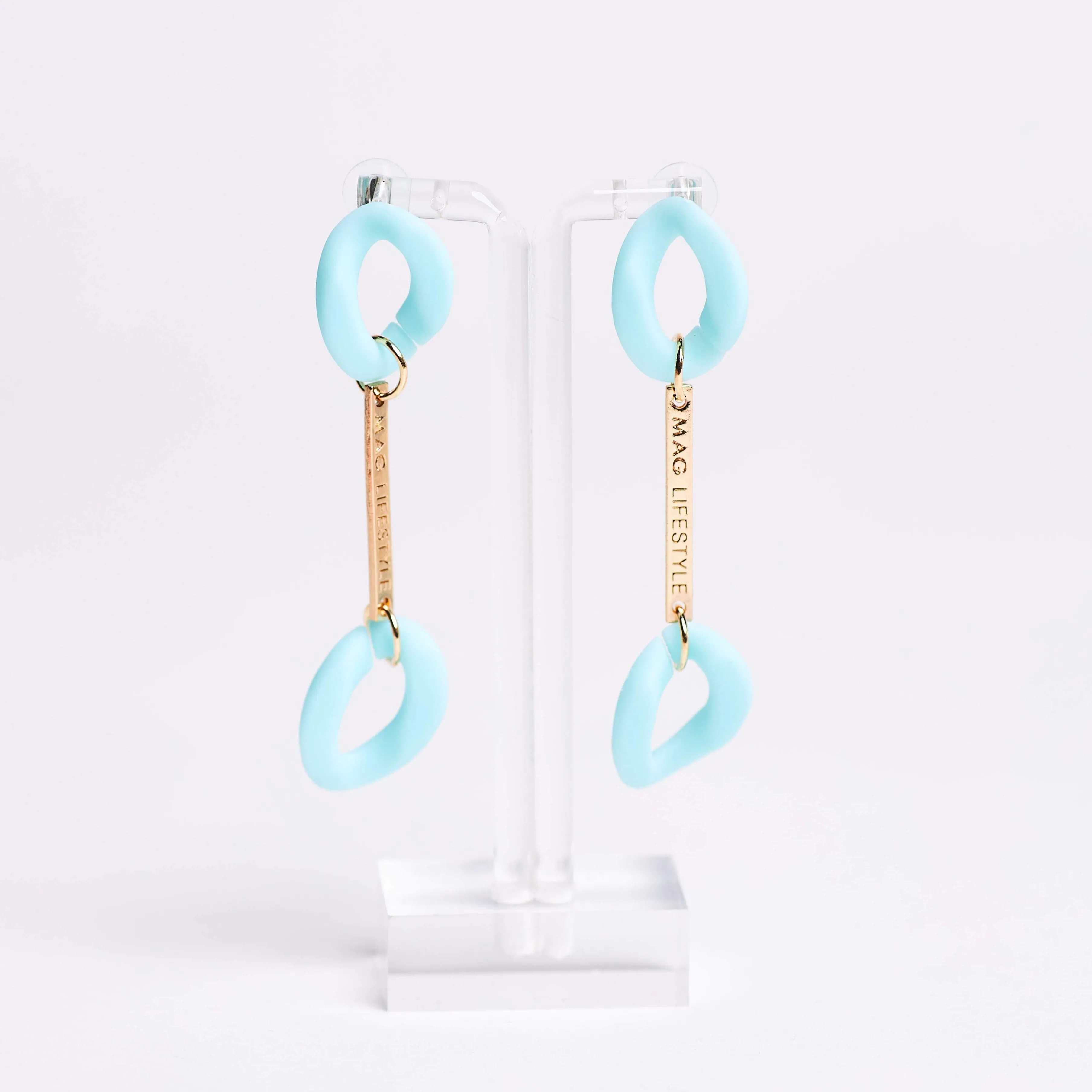 Maglifestyle Logo Plate Earring