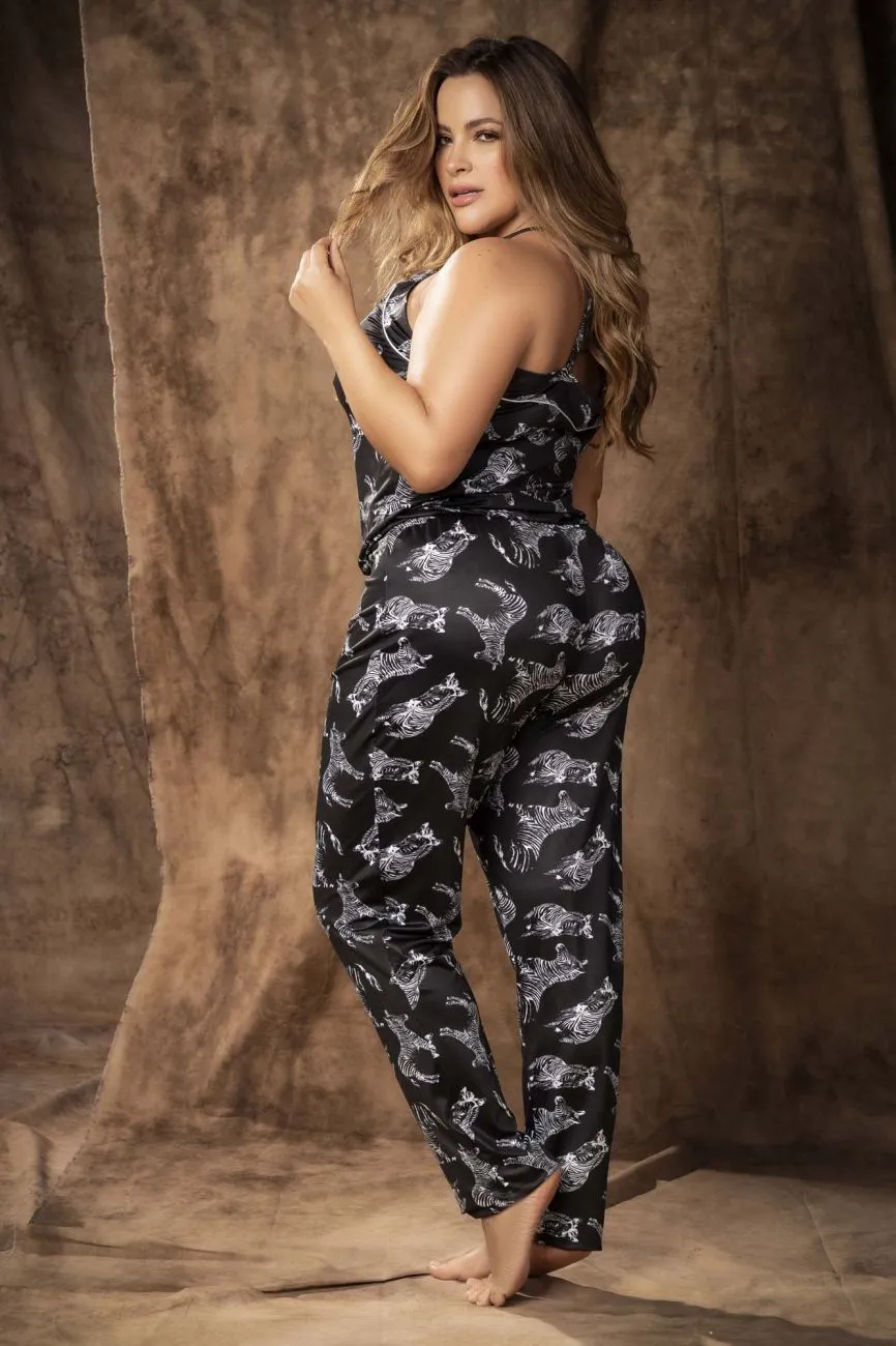 Mapale 7523X Curvy Size Onesie Color Fierce Black