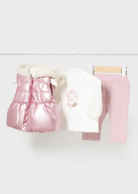 Mayoral 2614 038 - Baby Rose 3 Piece Set