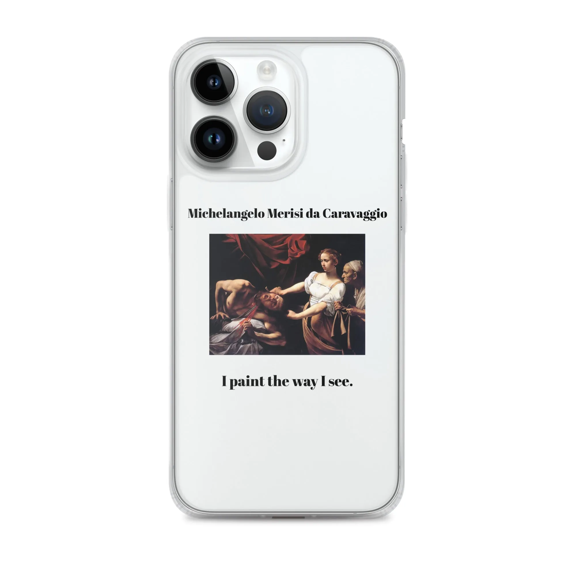 Michelangelo Merisi da Caravaggio Judith Beheading Holofernes Clear iPhone® Case