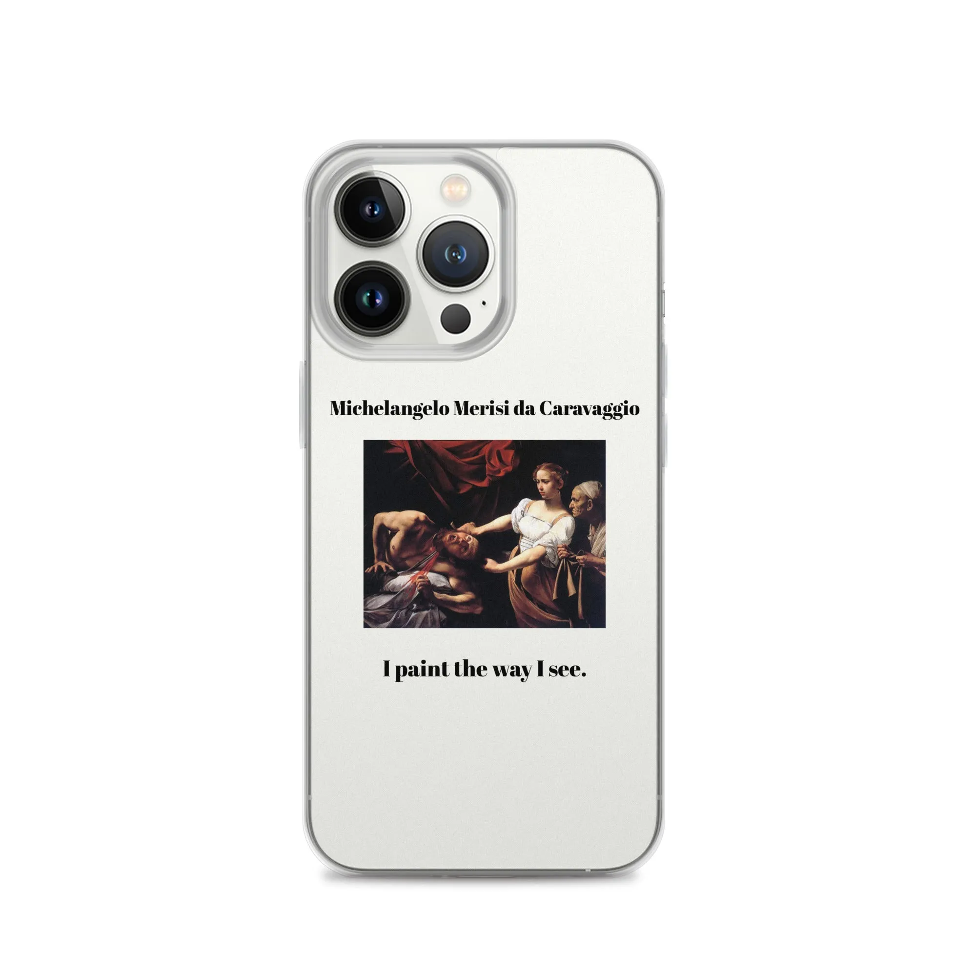 Michelangelo Merisi da Caravaggio Judith Beheading Holofernes Clear iPhone® Case