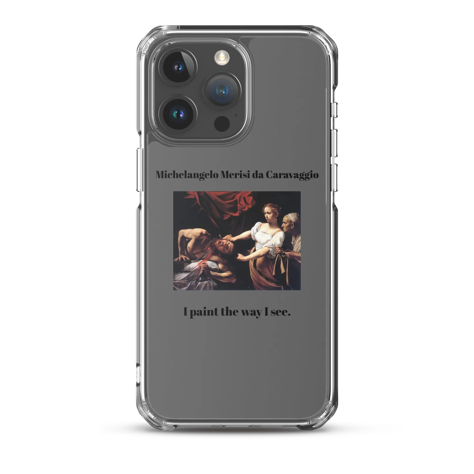 Michelangelo Merisi da Caravaggio Judith Beheading Holofernes Clear iPhone® Case
