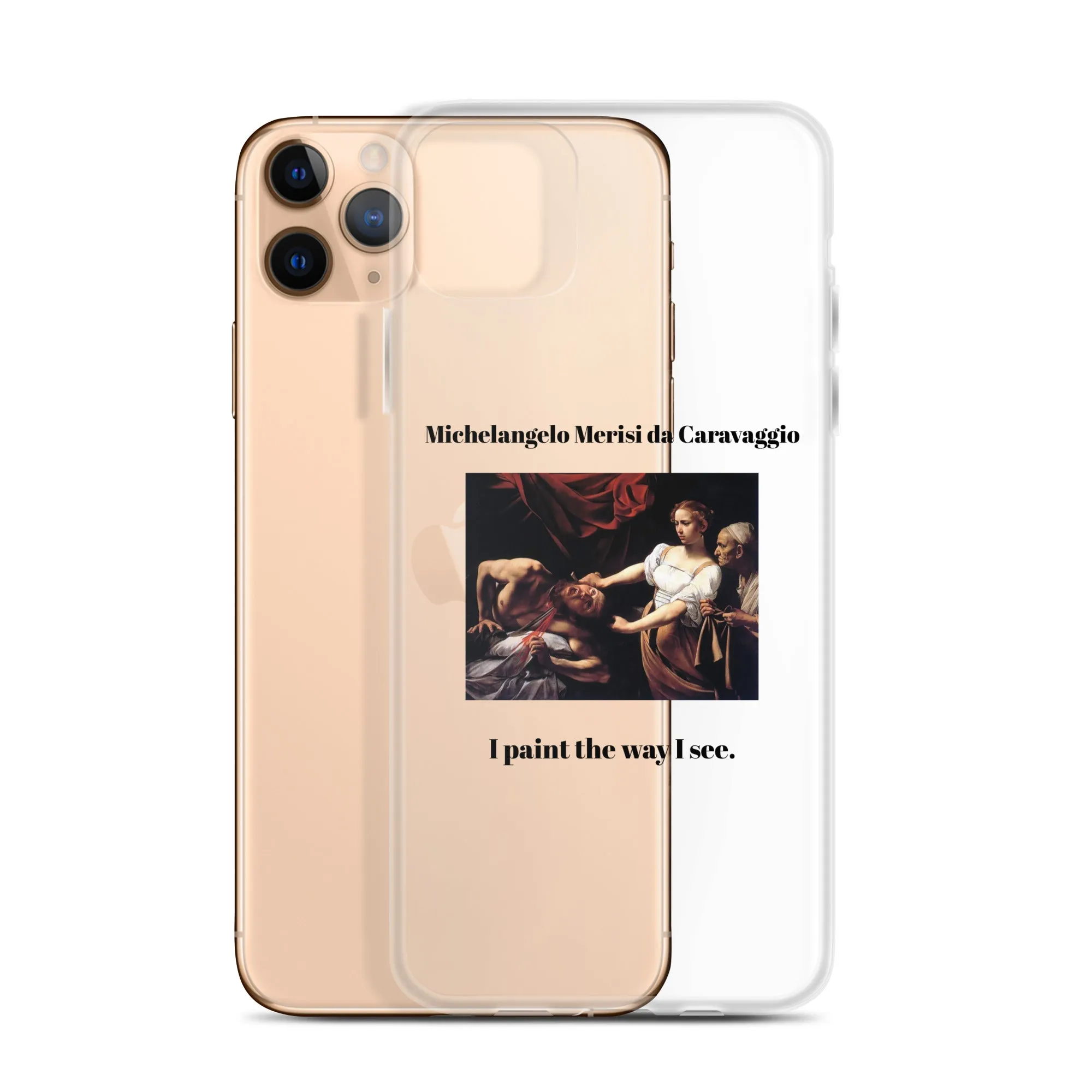 Michelangelo Merisi da Caravaggio Judith Beheading Holofernes Clear iPhone® Case