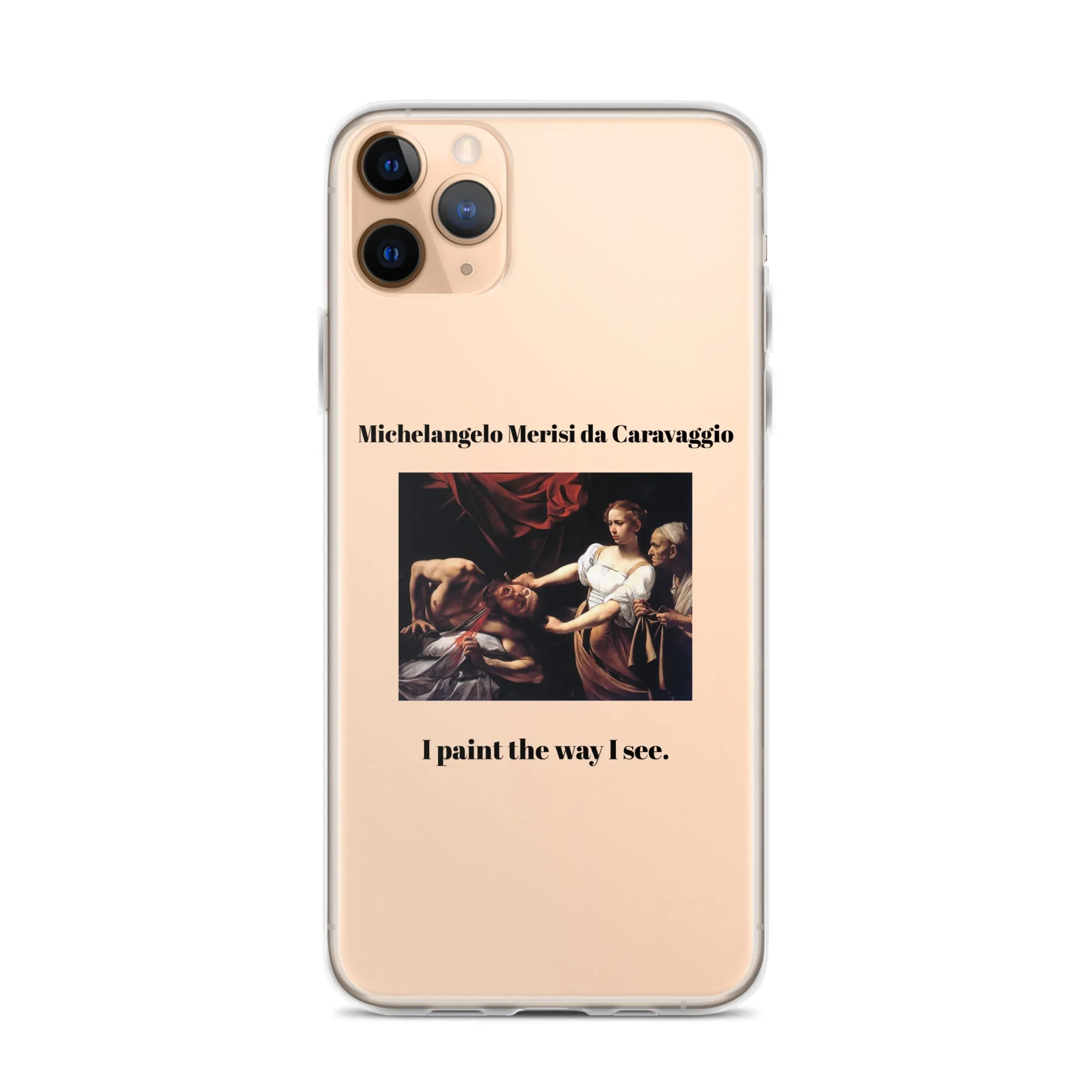 Michelangelo Merisi da Caravaggio Judith Beheading Holofernes Clear iPhone® Case
