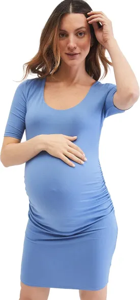 Motherhood Maternity Women's Maternity Bodycon Dress for Casual or Baby Shower