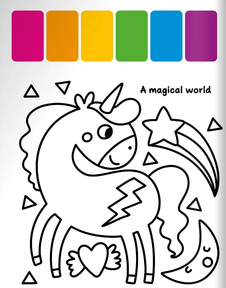 My First Painting Book | Magical Unicorns