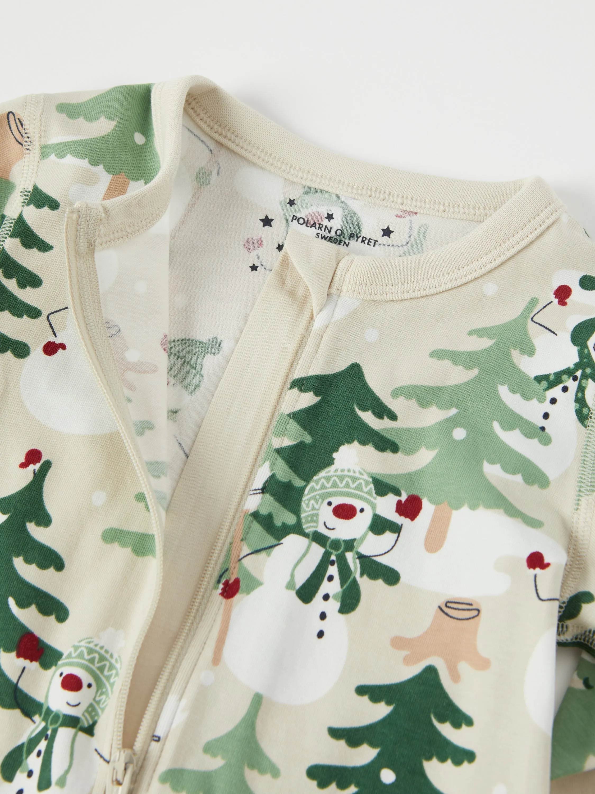 Nordic Forest Baby Sleepsuit