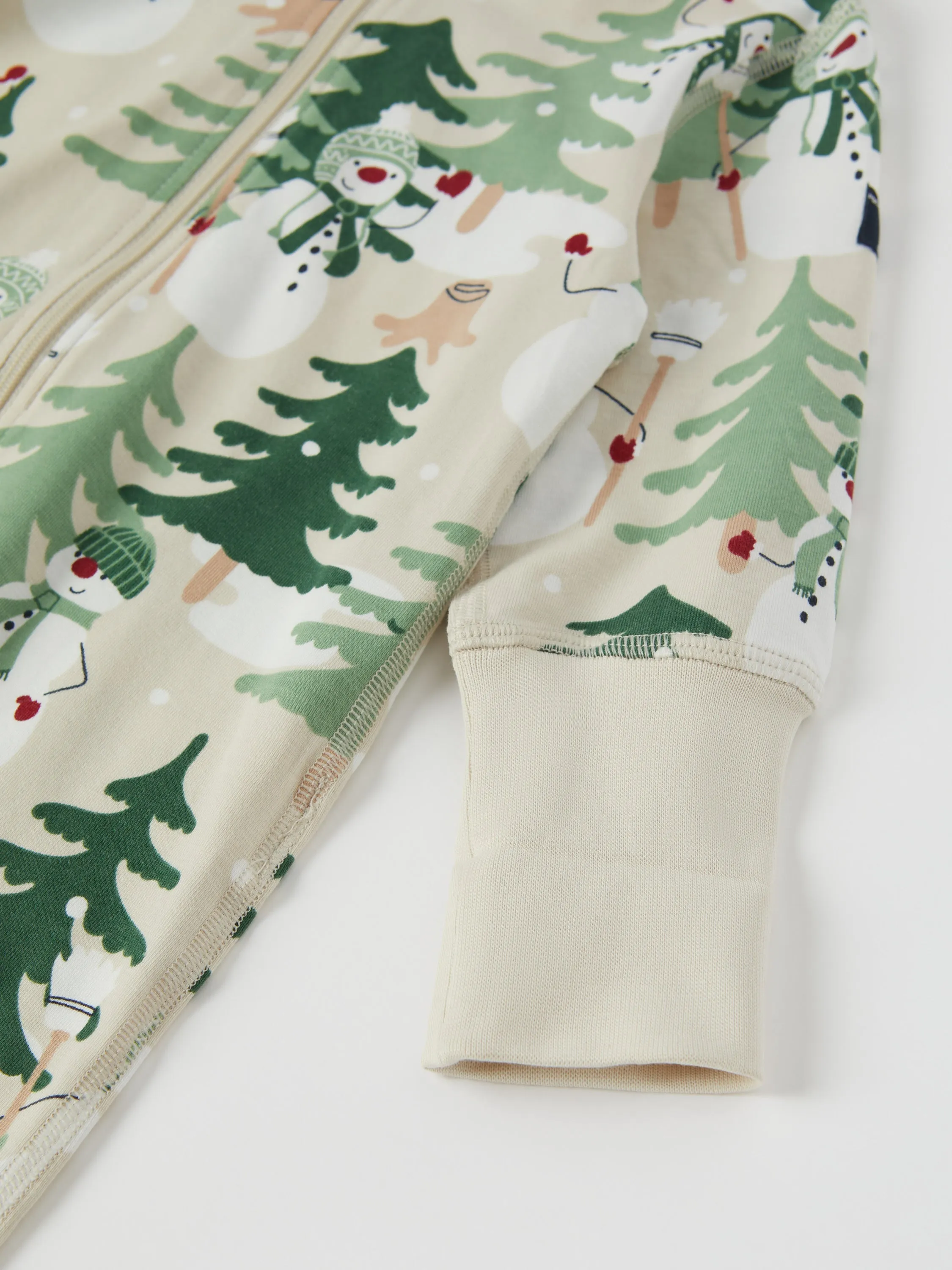 Nordic Forest Baby Sleepsuit