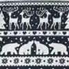 Nordic Reindeer Baby Sleepsuit