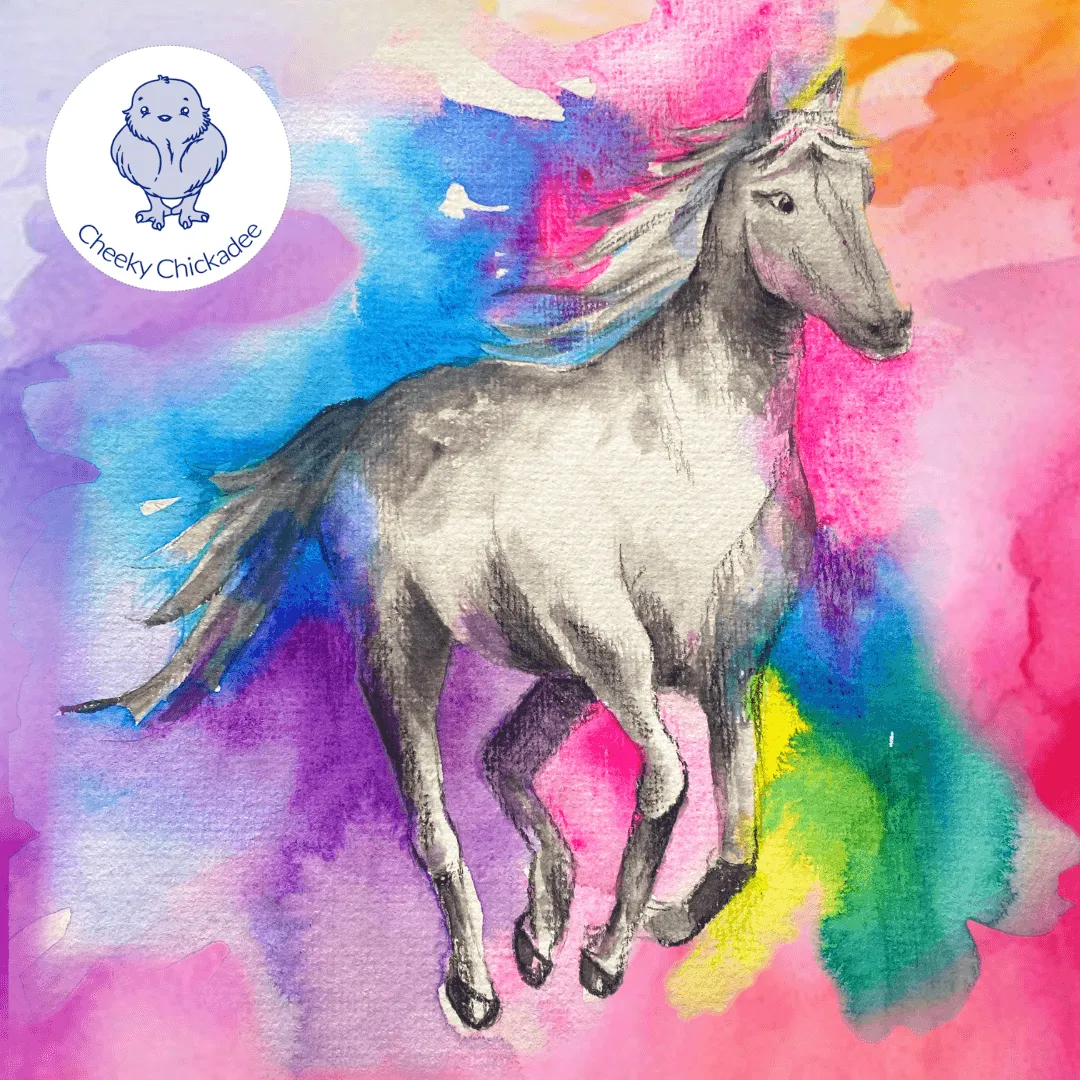 PREORDER Rainbow Horses Pillowcase Set (Ships w/c 2nd Dec)