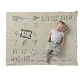 "Little Man" First Years Milestone Blanket