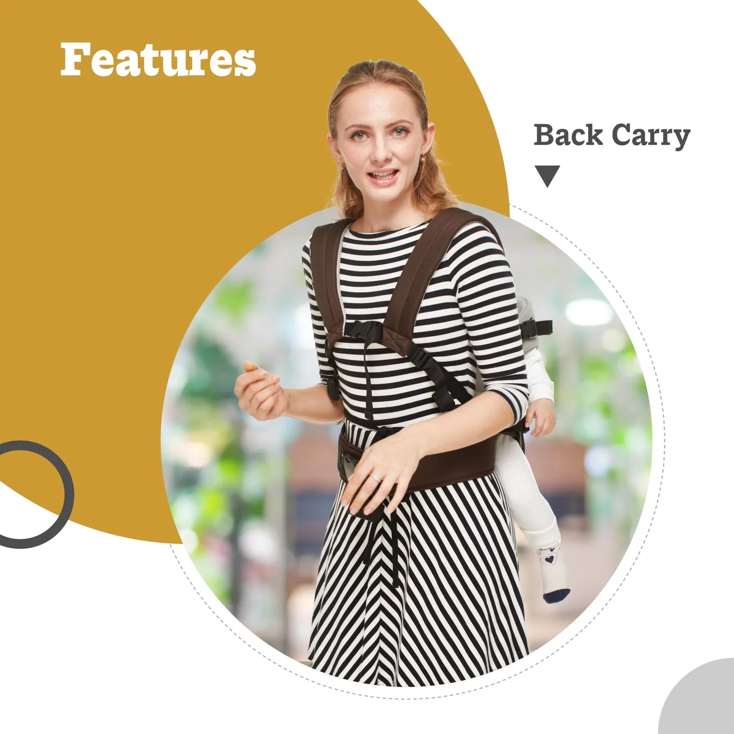 R For Rabbit Cuddle Snuggle Baby Carriers Brown Grey