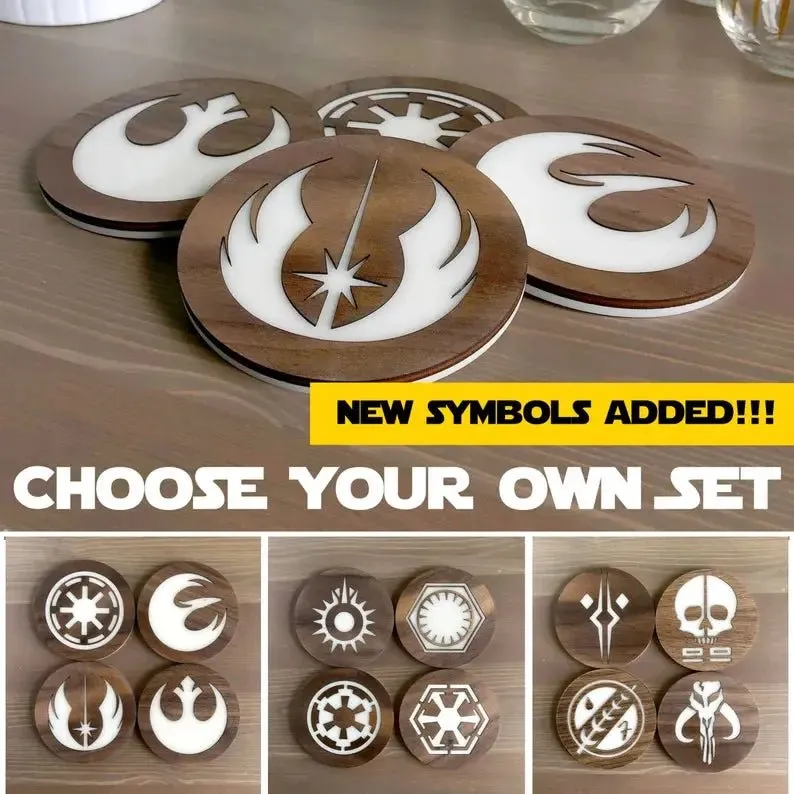 Star Wars Symbol Coasters