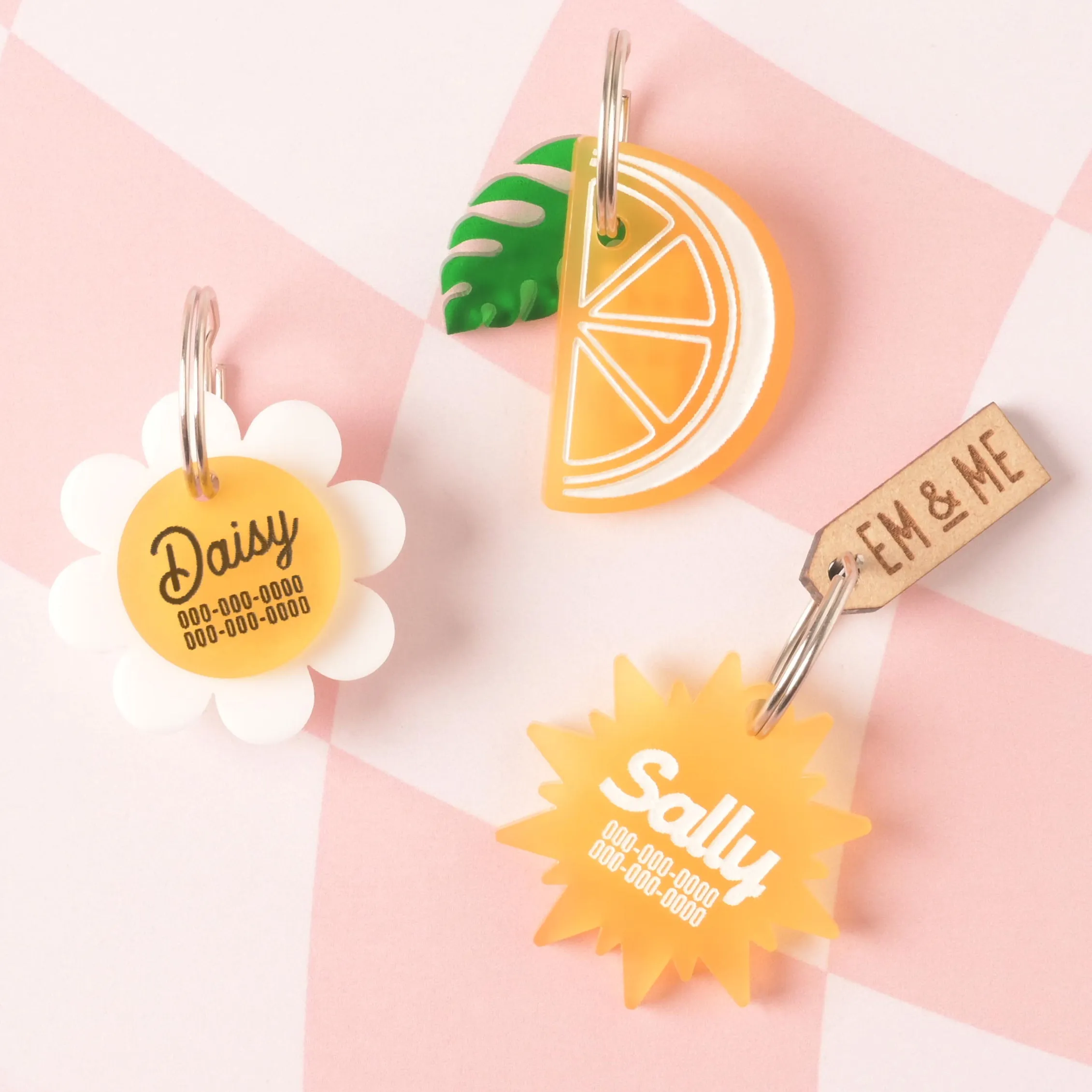 Sunshine, Sun Personalized Pet Tag