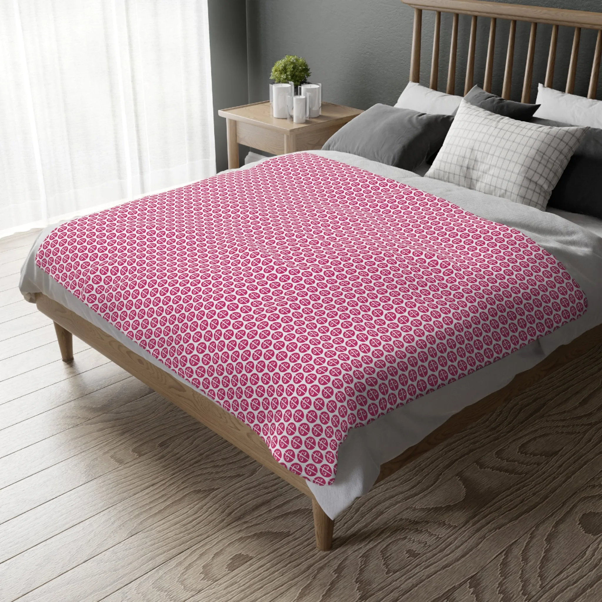 Sword and Scale Velveteen Microfiber Blanket