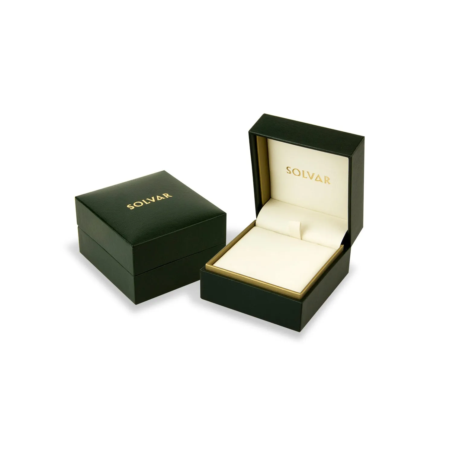 Trinity Knot Stud Earrings with Diamonds, Yellow Gold