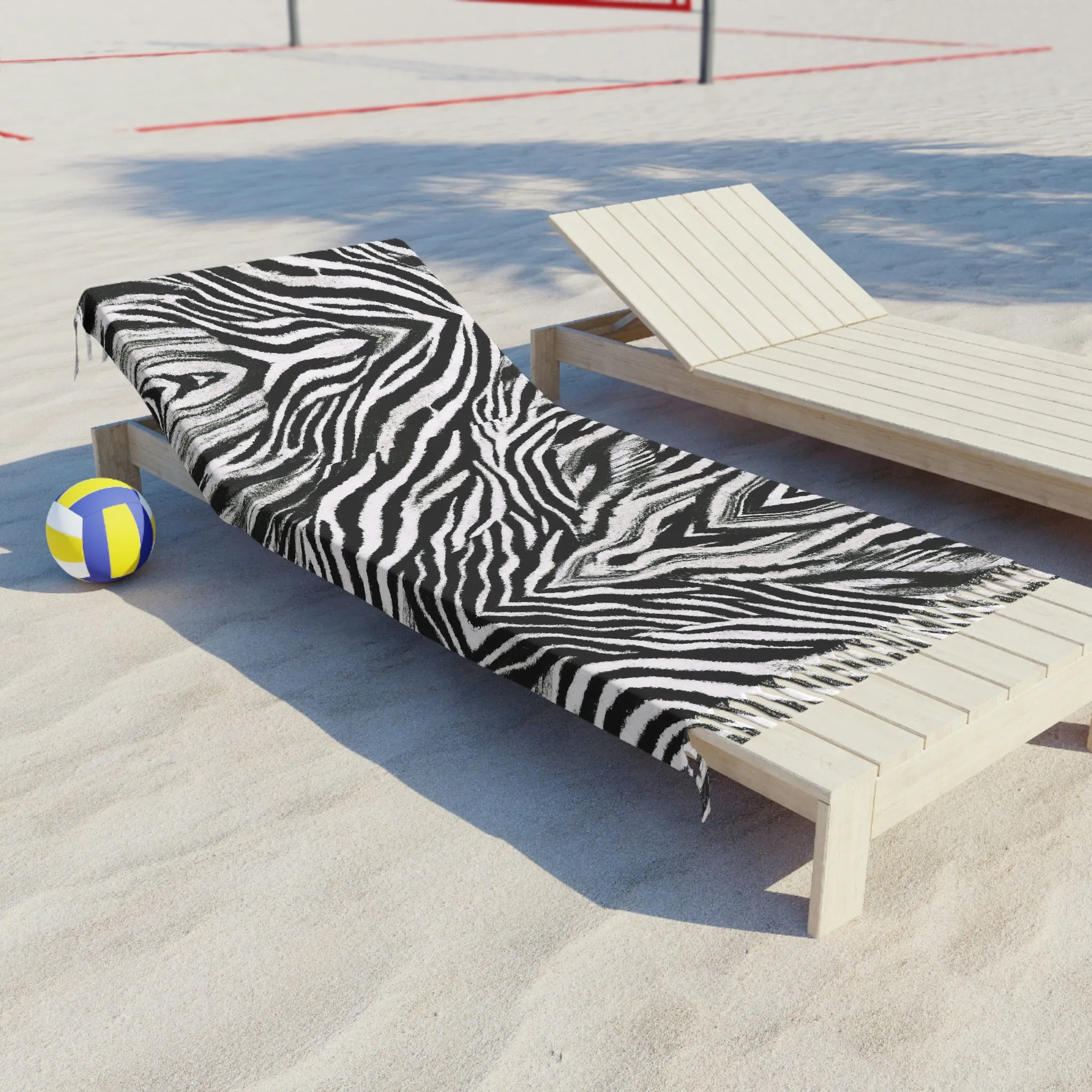 Vampire Art Grunge Zebra Boho Beach Cloth by Vampire Art